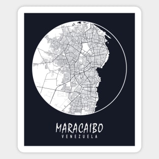 Maracaibo, Venezuela City Map - Full Moon Magnet